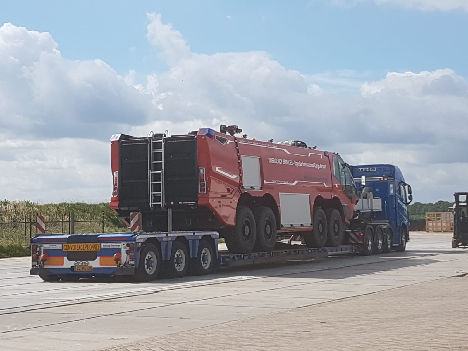 Delivery of Fire Truck To Bayelsa State Airport.