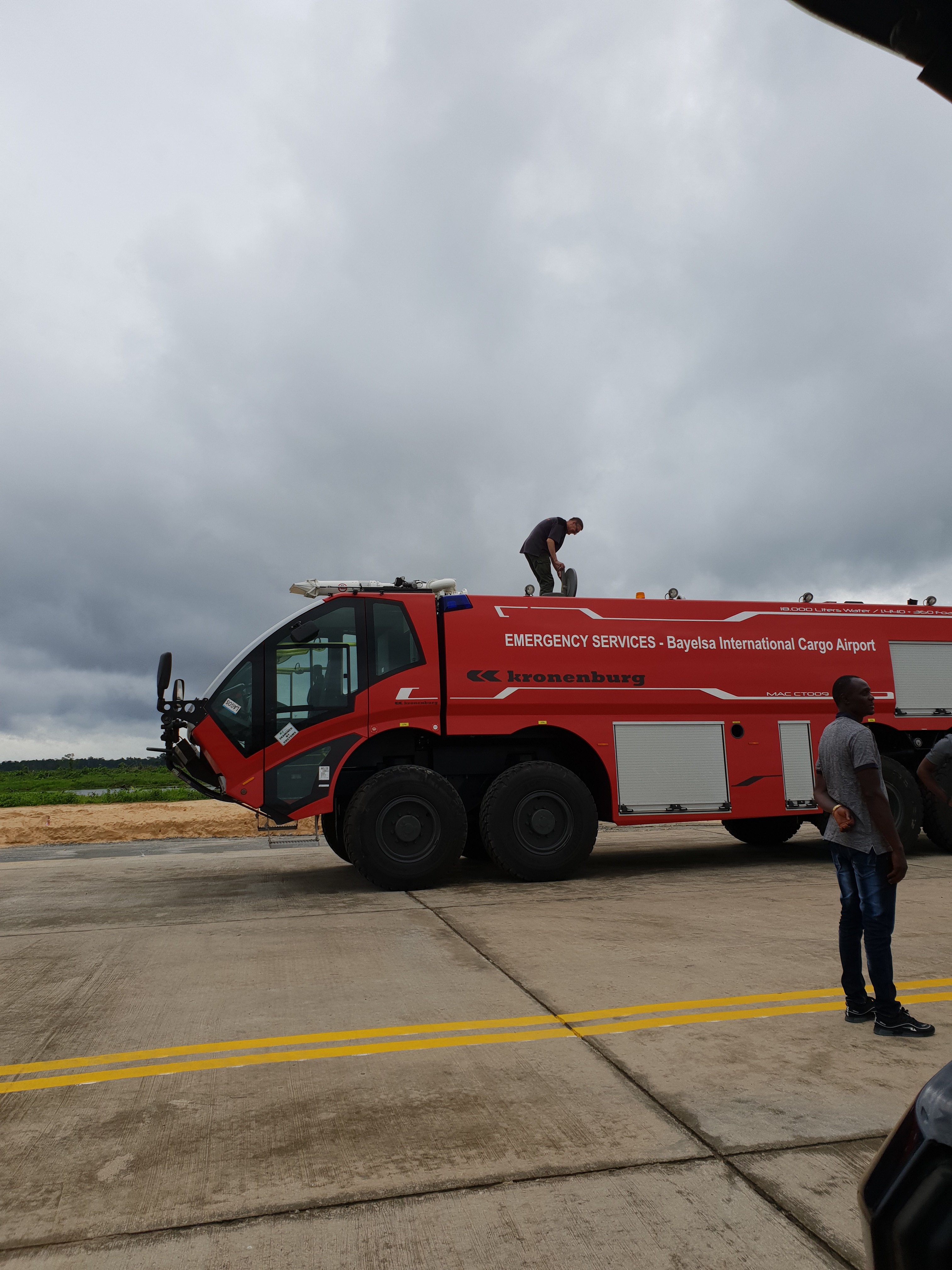 Completion of Runway Painting.