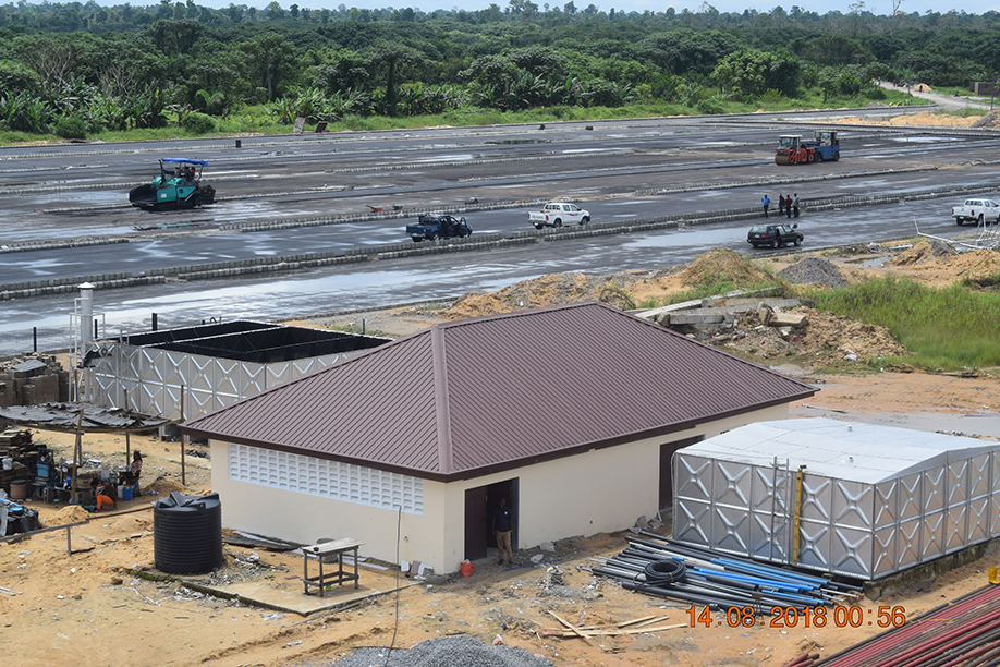 The Construction of water supply system at the Bayelsa State International Airport, Wilberforce Island