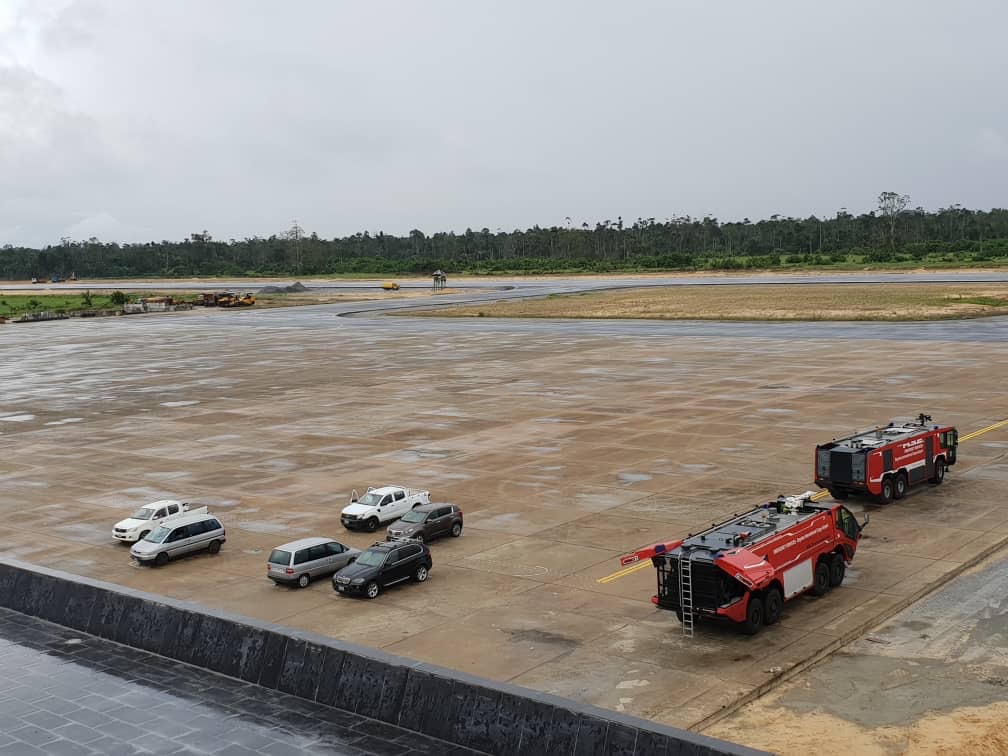 Completion of Runway Painting.